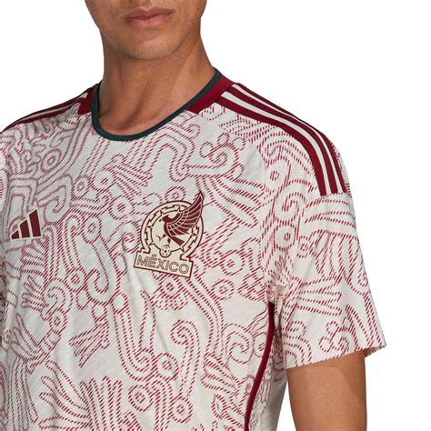 mexico national team adidas 2022/23 away replica jersey - white|adidas men's soccer jersey.